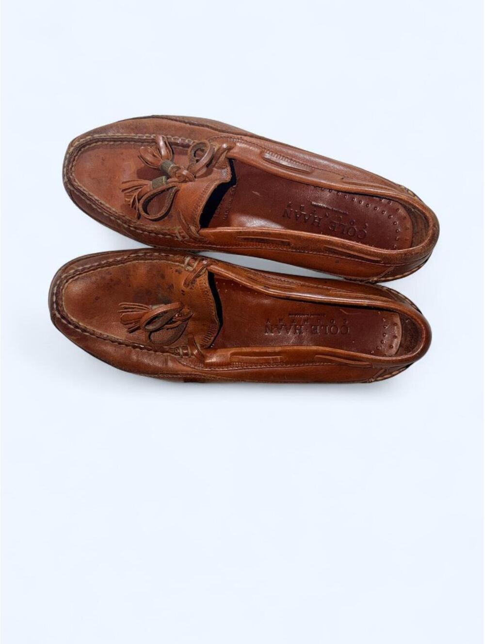 Cole Haan Country brown leather loafers with tassel detail #preppy #classic